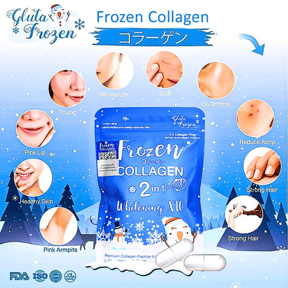 Frozen Collagen and Glutathione Dietary Supplement 60 caps